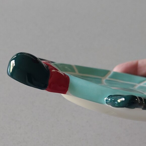 NEW Holiday Ceramic Coastal Turtle Spoon Rest - Picture 9 of 9